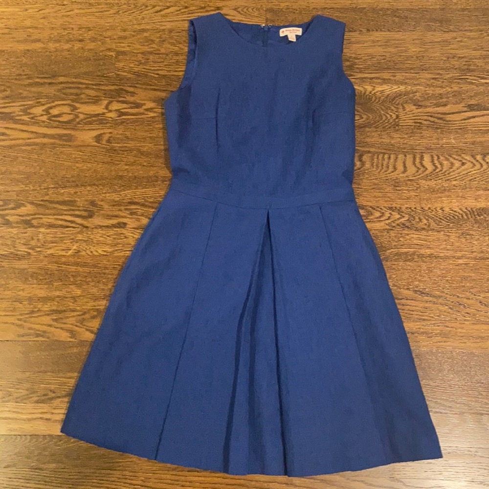 Brooks Brothers Red Fleece A Line Blue Dress